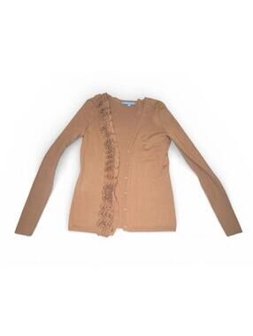 Women’s Antonio Melani Ruffled Wool Blend Cardigan Size XS